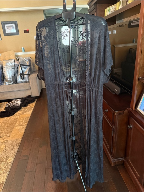 torrid Other - torrid Black Lace Sheer Swim Coverup